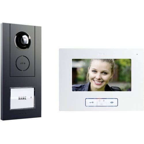 m-e modern-electronics VISTUS VD ALU-6710 A Video-deurintercom Kabelgebonden Antraciet