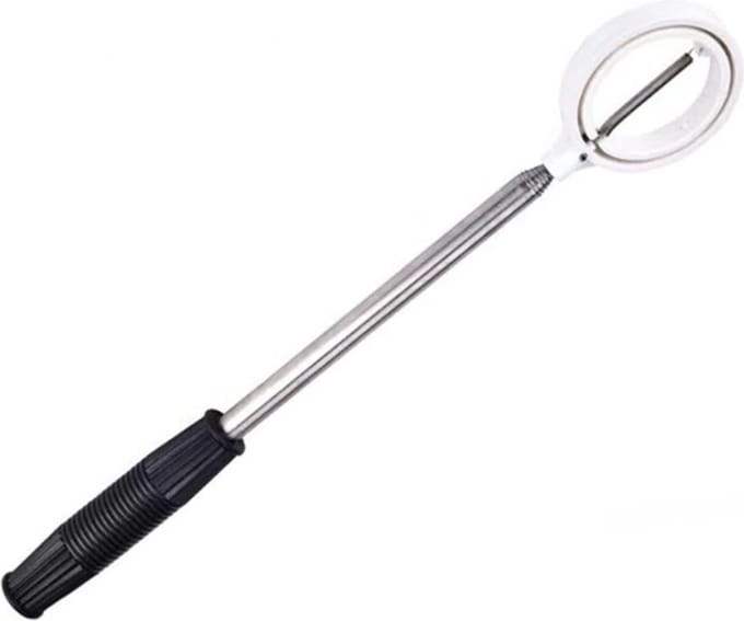 Livano Golfbalhengel - Golfhengel - Uitschuifbaar - Ball Retriever - Golf Accessoires - Wit
