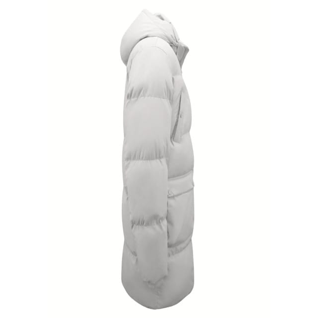 Local Fanatic Lange gedateerde puffer parka jas met afneembare capuchon 3361