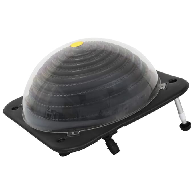Chauffage Solaire pour Piscine à Boules 2 pièces 75 x 75 x 36 cm PEHD & Aluminium