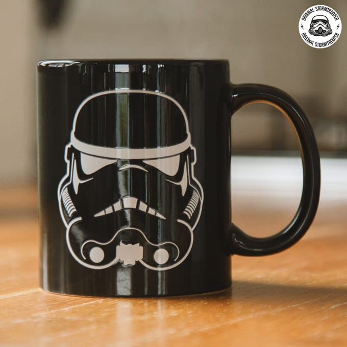 Original Stormtrooper Colour Changing Mug (300ML), hot water reveals the Stormtrooper.