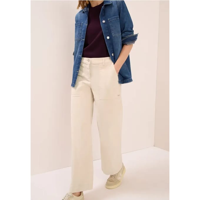 Wide Legs corduroy broek