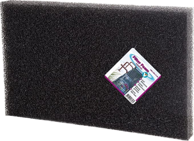 Velda Filterschuim Grof Vt 100 X 50 X 2 Cm Foam Zwart