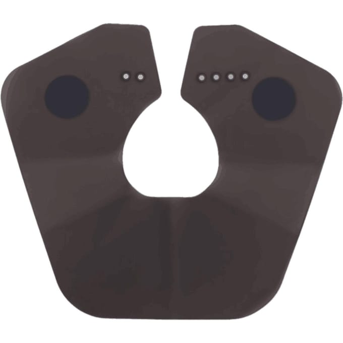 Cape de cou en Silicone, tablier réglable pour coupe de cheveux, teinture de cheveux, collier de coupe pour Salon de coiffure noir