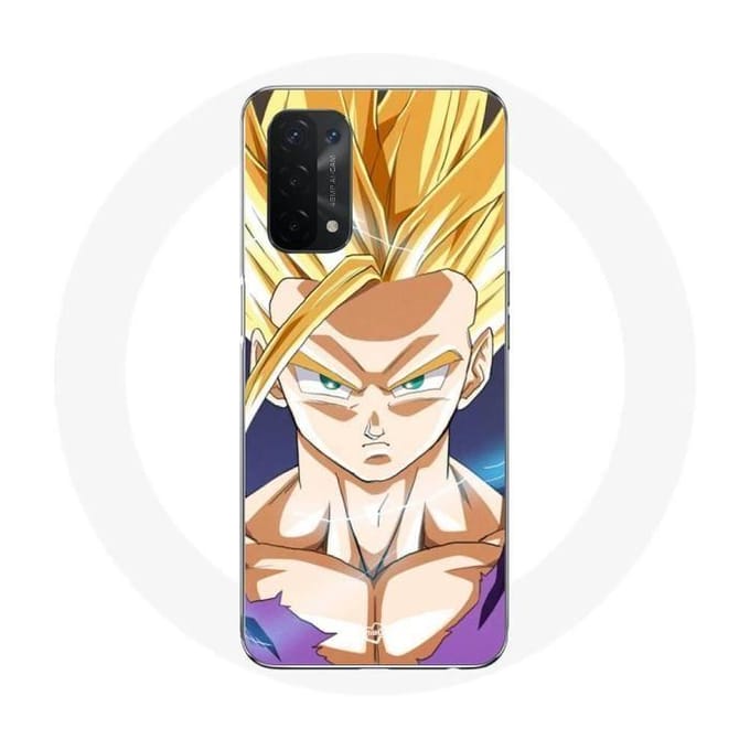Oppo A54 5G hoesje Dragon ball z sangoku Blond haar