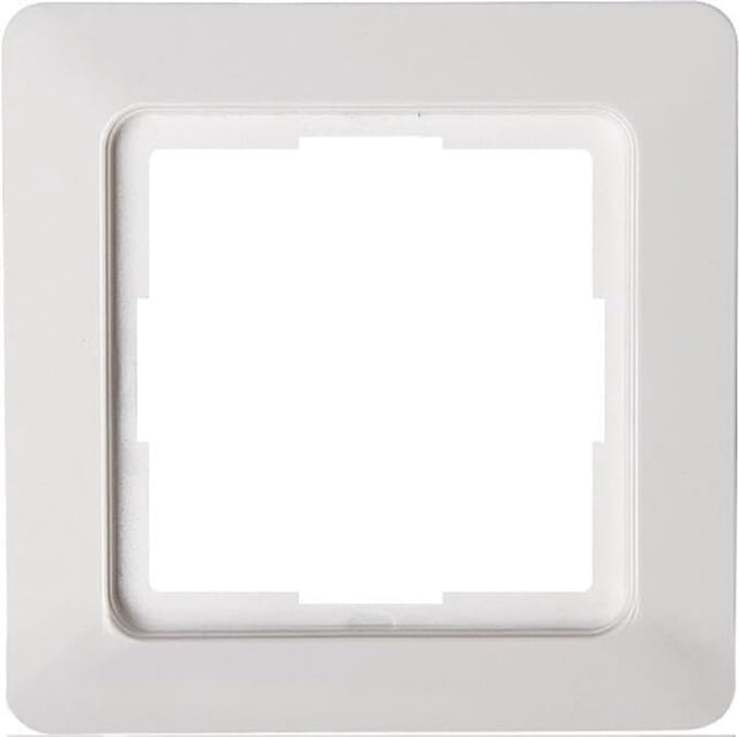 Wit Afdekraam 1-voudig voor Schakelaars - Modern Design
