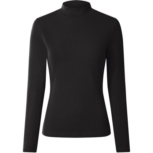 ESMARA Dames geribde trui (Zwart, S (36/38))