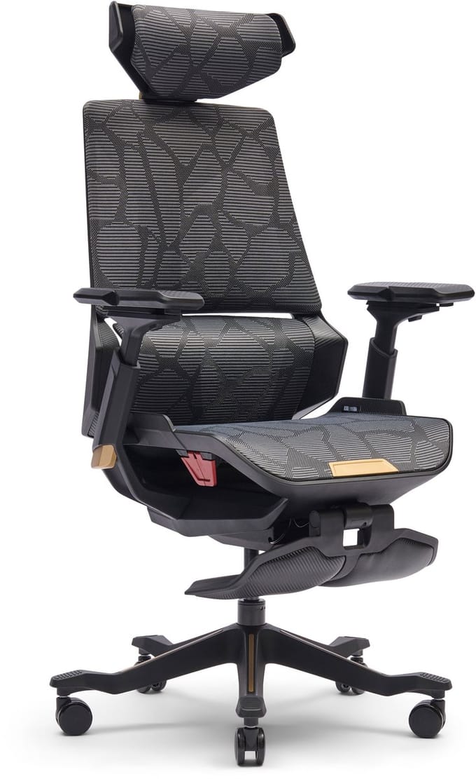 BloodDragon ergonomische gamingstoel, gold