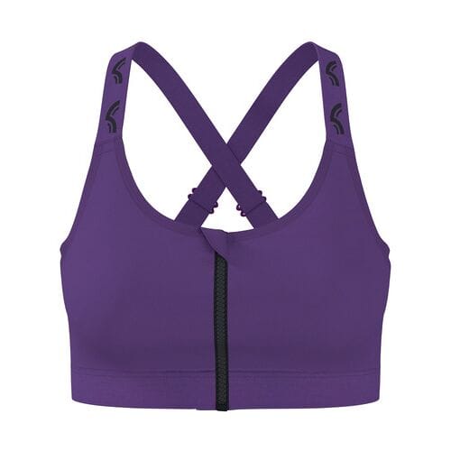CRIVIT Dames sport-bh, high level (Lila, L (44/46))