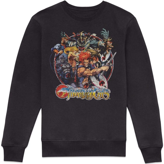 Thundercats Warriors Of Thundera Sweatshirt - Black - M