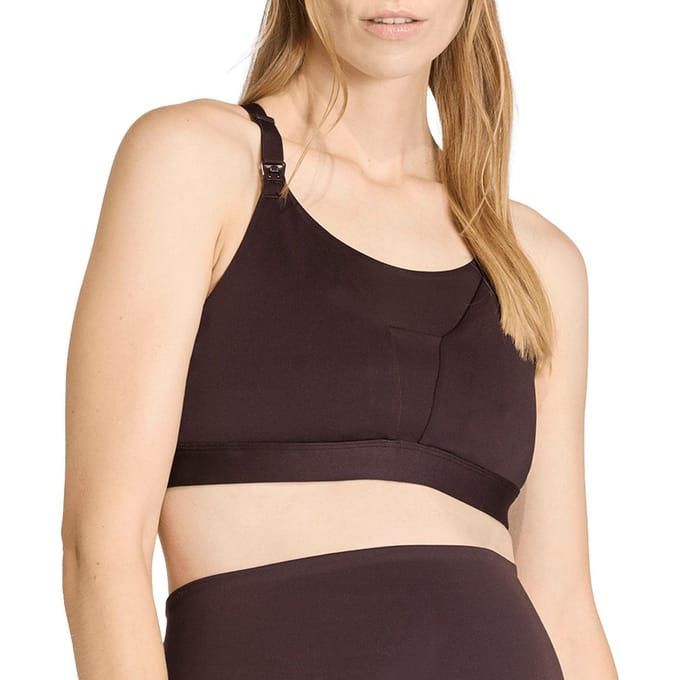 Adidas Performance Optime Workout Medium Support Voedingsbeha - Dames - Bruin