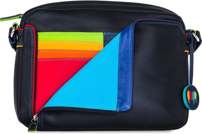 Mywalit Small Organiser Cross Body Bag Black Pace