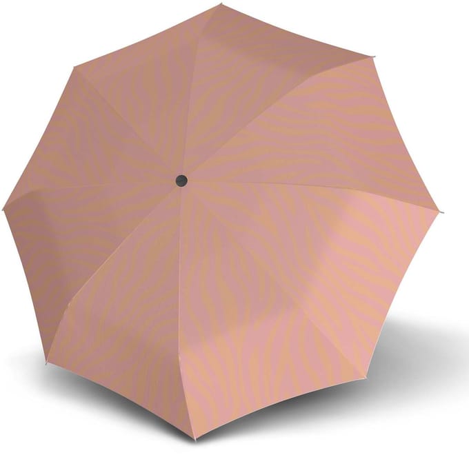 Knirps paraplu A.200 Medium Duomatic Zebra Peach abrikoos