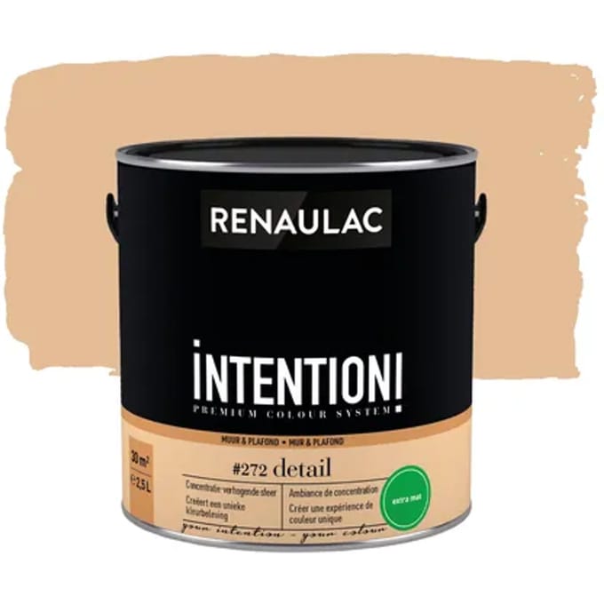 Renaulac Intention Muurverf - Extra Mat - Detail - 2,5l