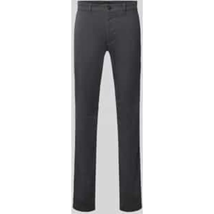 Slim fit chino van katoenmix model 'Chino Slim 2'