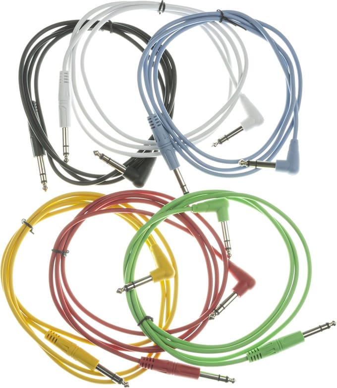 MUSIC STORE patchkabel 6-pack 1,5 m - Stereo patch kabel