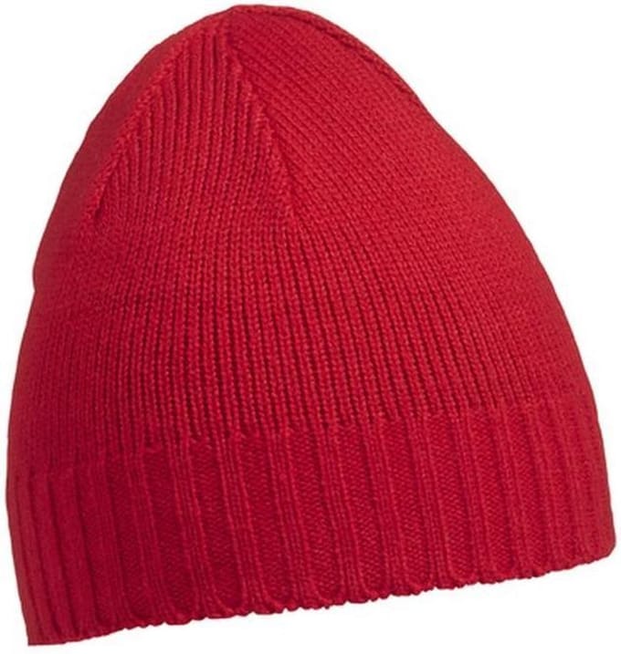 Myrtle Beach - Unisex Basic Geribbelde Beanie (Rood)
