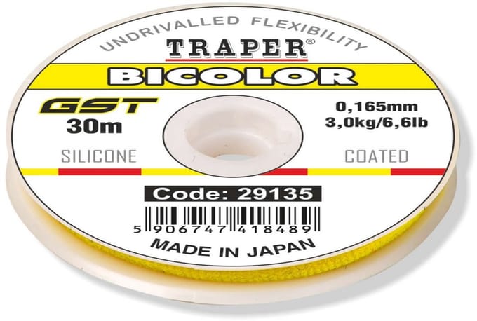 Traper Fly Gst Bicolor Vliegvissnoer 30 M Transparant 0.185 mm