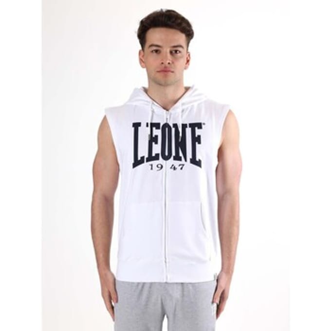 Capuchon sweaters Leone 1947 Man Hoody Sleeveless Big Logo