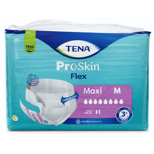 Tena Proskin Flex Maxi Medium - 3 paquets de 22 protections