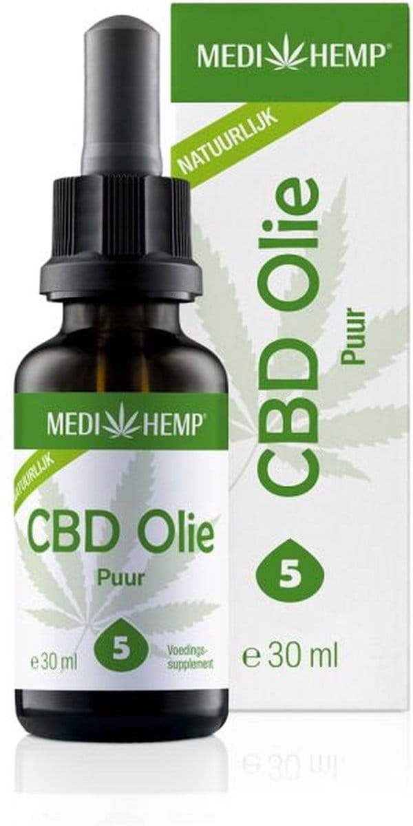 Medihemp CBD olie puur - 5% - 30 ml