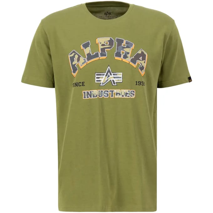 T-shirt Alpha Industries College Camo