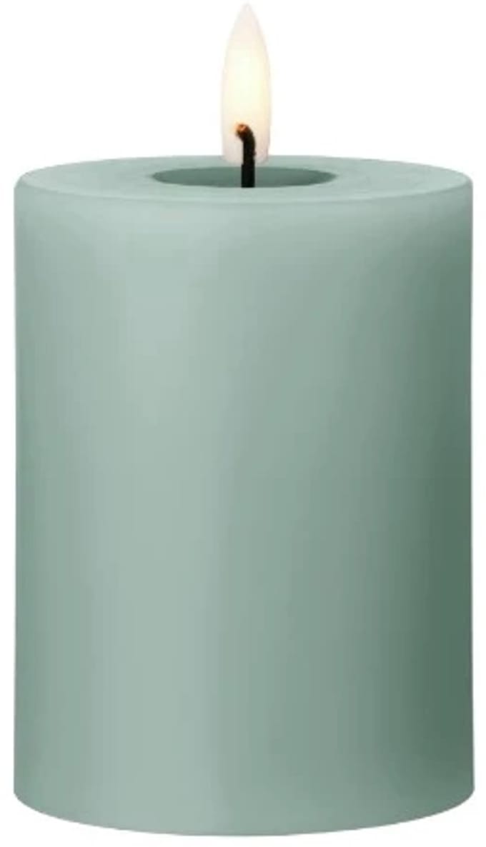 Ester & Erik Led Pillar kaars H15cm jade stone