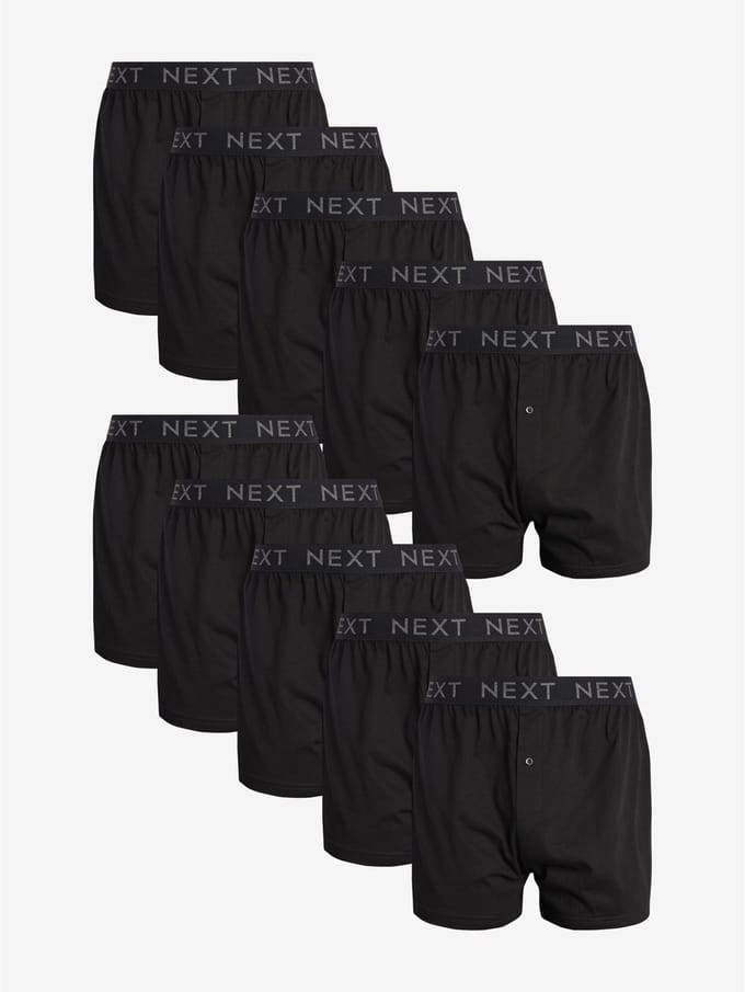 Next - Heren - Boxershorts met wijde pasvorm - Zwart
