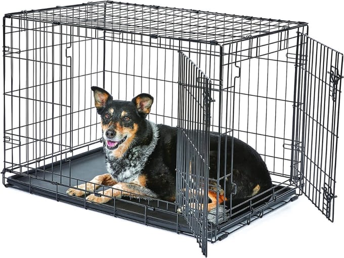 CRLYN® Hondenkooi - Hondenmand - Veilig verblijf - Zwart