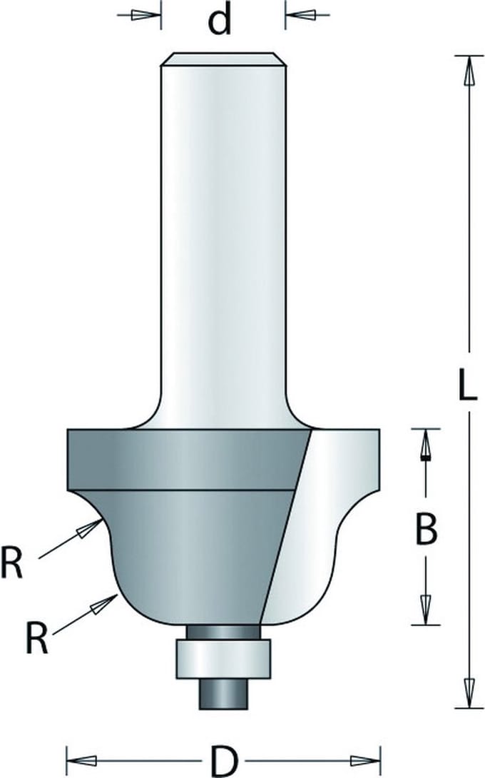 HM Amaxx Ogieffrees met Onderlager R=4 d=6 619-6
