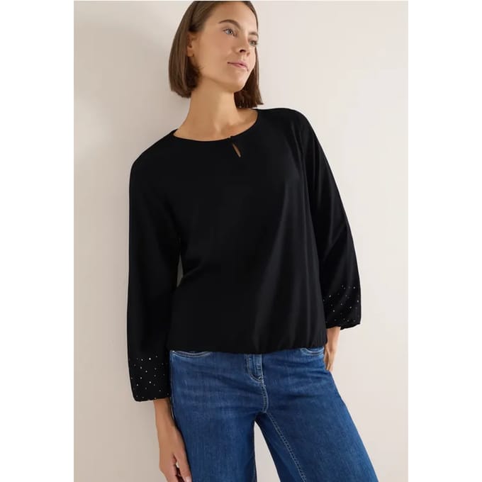 Blouse in effen kleur