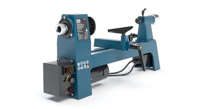 HBM variabele houtdraaibank 300 x 200 mm (300 Watt)