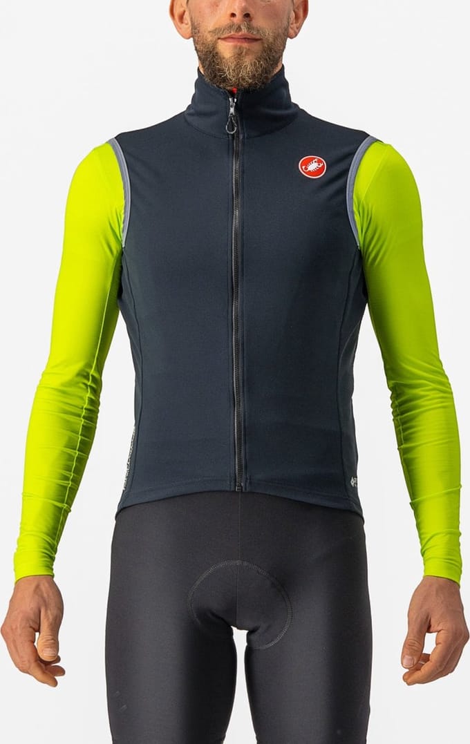 Castelli PERFETTO RoS 2 VEST LIGHT BLACK - Mannen - maat XS