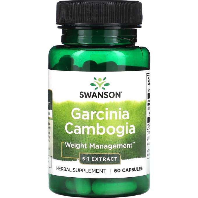 Garcinia Cambogia 5:1 Extract, 60 Capsules (80 mg per capsule)