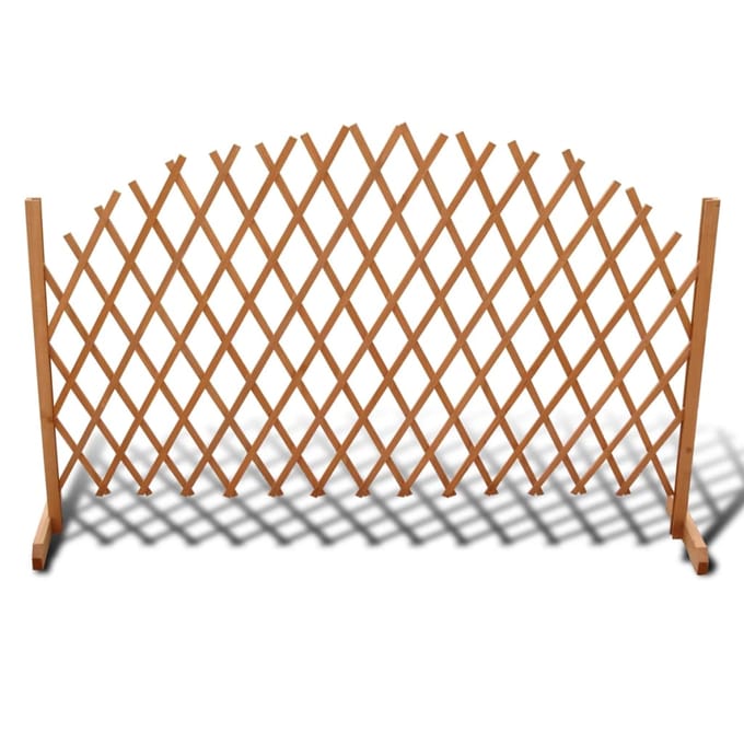vidaXL - Tuinlatwerk - 180x100 - cm - massief - hout