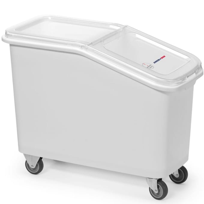 HENDI Ingrediëntenwagen - 62L - Polypropyleen - Transparant deksel - 71 cm hoog
