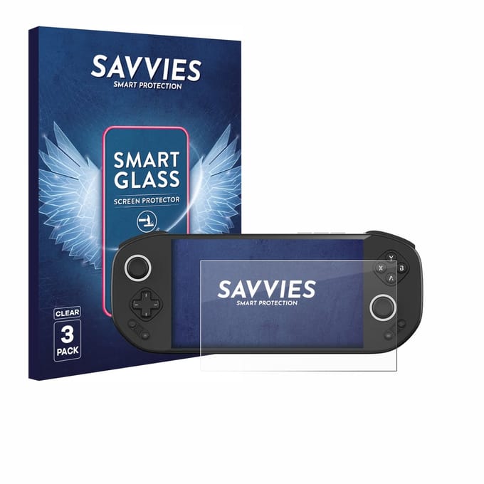 3 Stuks Savvies Screenprotector - geschikt voor MANGMI Pocket Max - beschermfolie glas transparant
