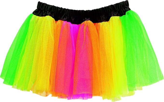 Regenboog tutu dames
