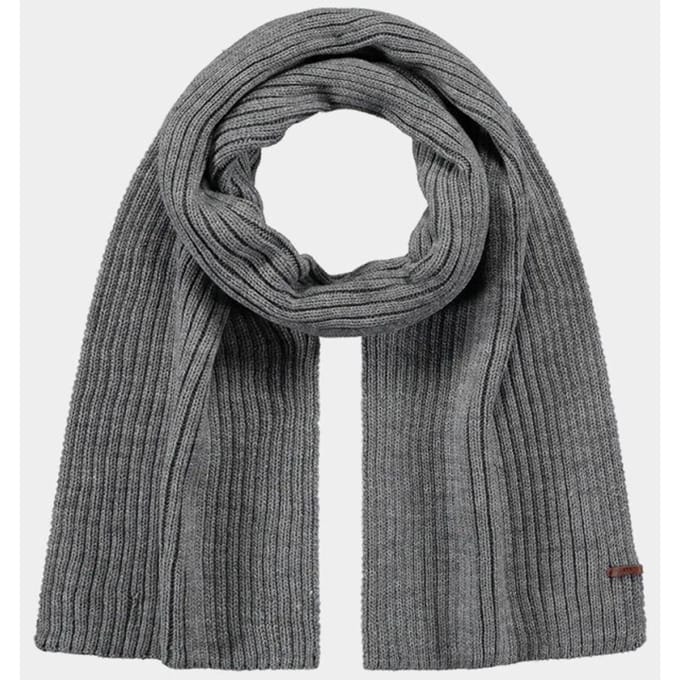 Barts Wilbert Scarf Sjaal Heren - One Size - Grijs