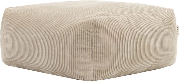 icon - Zen Modulaire Poef - Bank - Ribfluweel - Beige