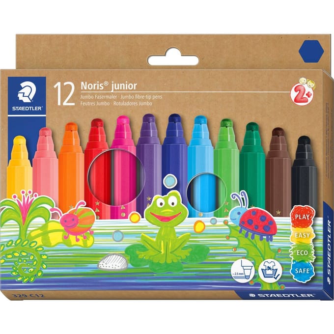 Staedtler Viltstift Noris 329 C12 Diverse kleuren 12 stuk(s)
