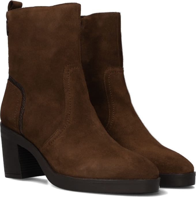Maruti - Vanity Enkellaarsjes op hak Bruin - Dark Brown / Lizard - 42