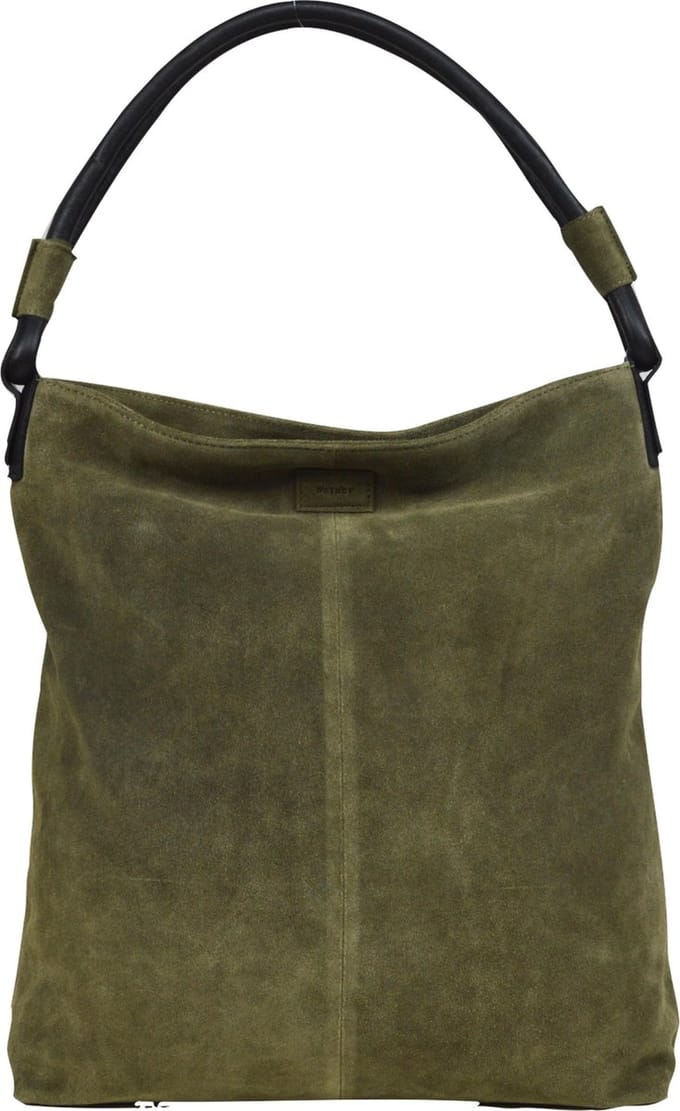 DSTRCT Portland Road Leren Hobotas L - Khaki