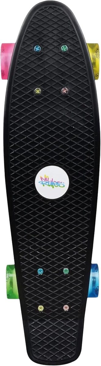 Flexibel Skateboard met Lichtgevende Wielen - 57 cm Deck