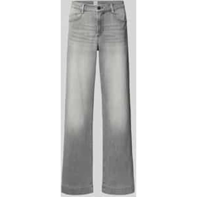 Brax Dames Jeans  Style MAINE USED LIGHT GREY, denim lichtgrijs, maat 40
