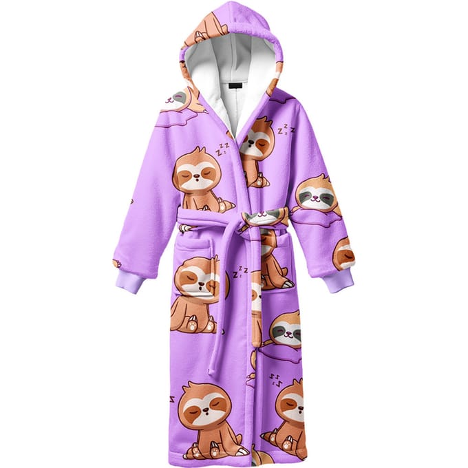 "Lazy Sloth" Sherpa badjas