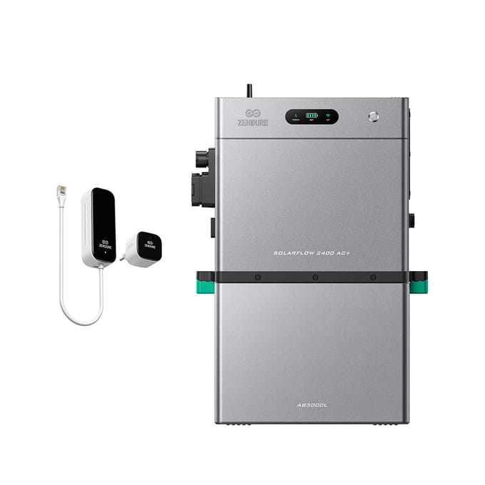 Zendure SolarFlow 2400 AC+ - SolarFlow 2400 AC+ & Slimme Meter P1 / 1*AB3000L (2.88 kWh)