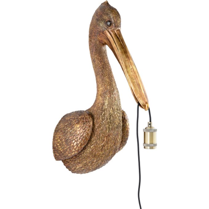 Light & Living - Wandlamp PELICAN - 33x28x63cm - Brons