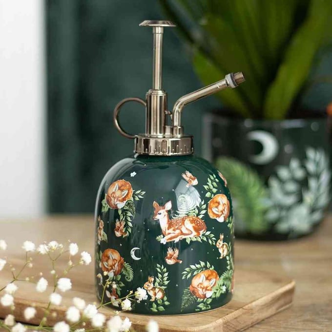 Something Different - Fawn and Friends Forest Print Ceramic Planten verstuiver - Multicolours