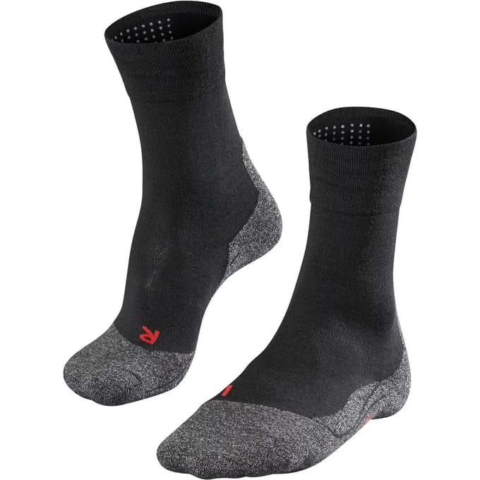 FALKE TK2 Sensitive anti-blaar dik wol functioneel materiaal wandelsokken heren zwart - maat 39-41